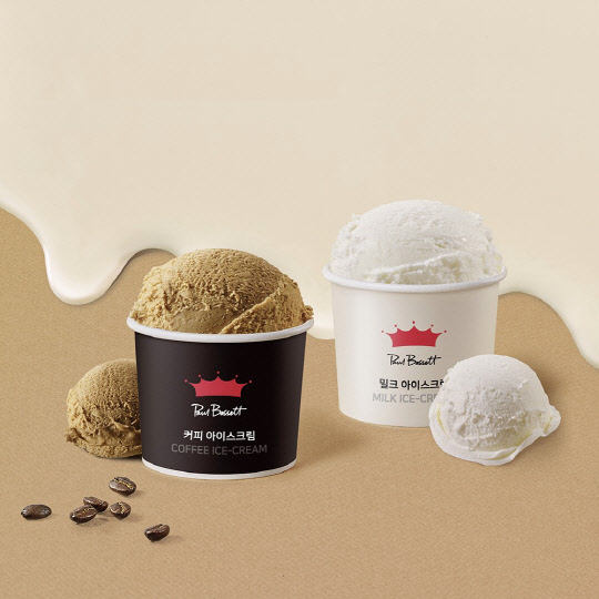 폴 바셋이 CU에서 아이스크림을 판매한다. <매일유업 제공>